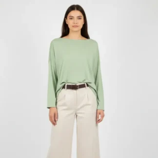 Camiseta mujer viscosa manga larga