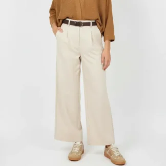 Pantalón vestir de mujer con cinturón